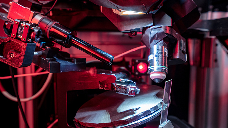 A specialized microscope at the Allen Institute for Brain Science