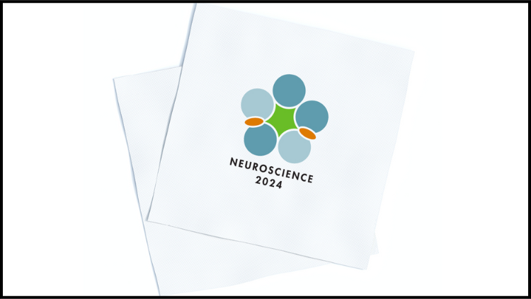 Example of Volunteer and Donor Lounge ad at Neuroscience 2024
