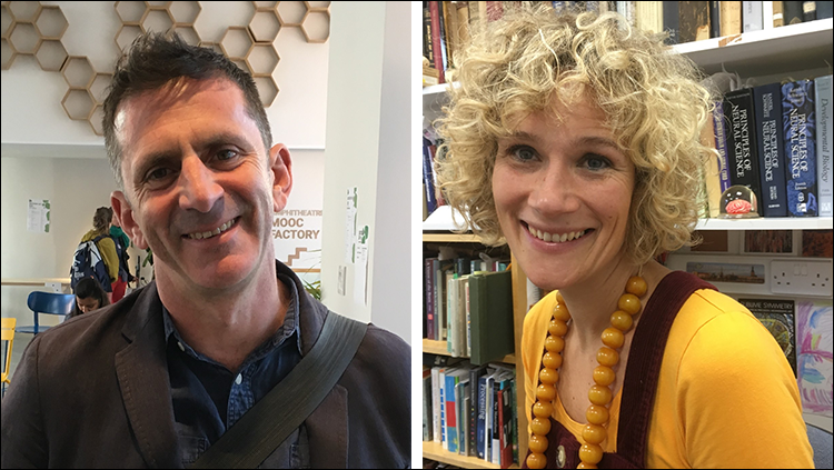 Richard Wingate (left) and Leigh Wilson (right)